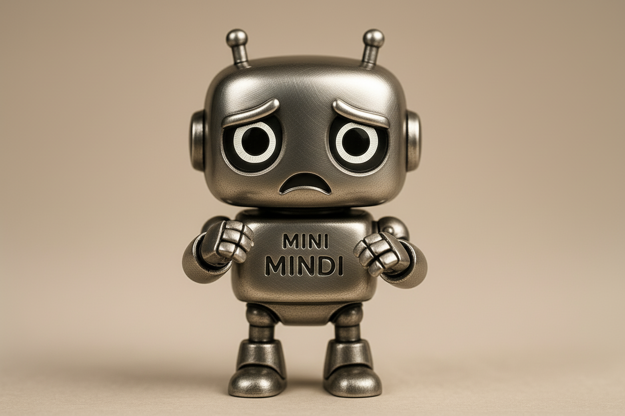 Mini Mindi the Anxious Bot