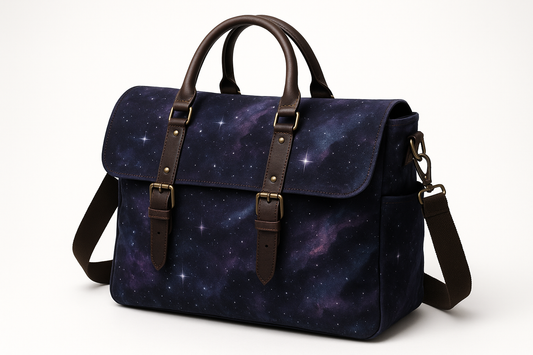Cosmos Carryall Satchel

Spacious enough for your towel, snacks, and mild existential dread. Sturdy, stylish, and built to handle both errands and adventures across unknown worlds.