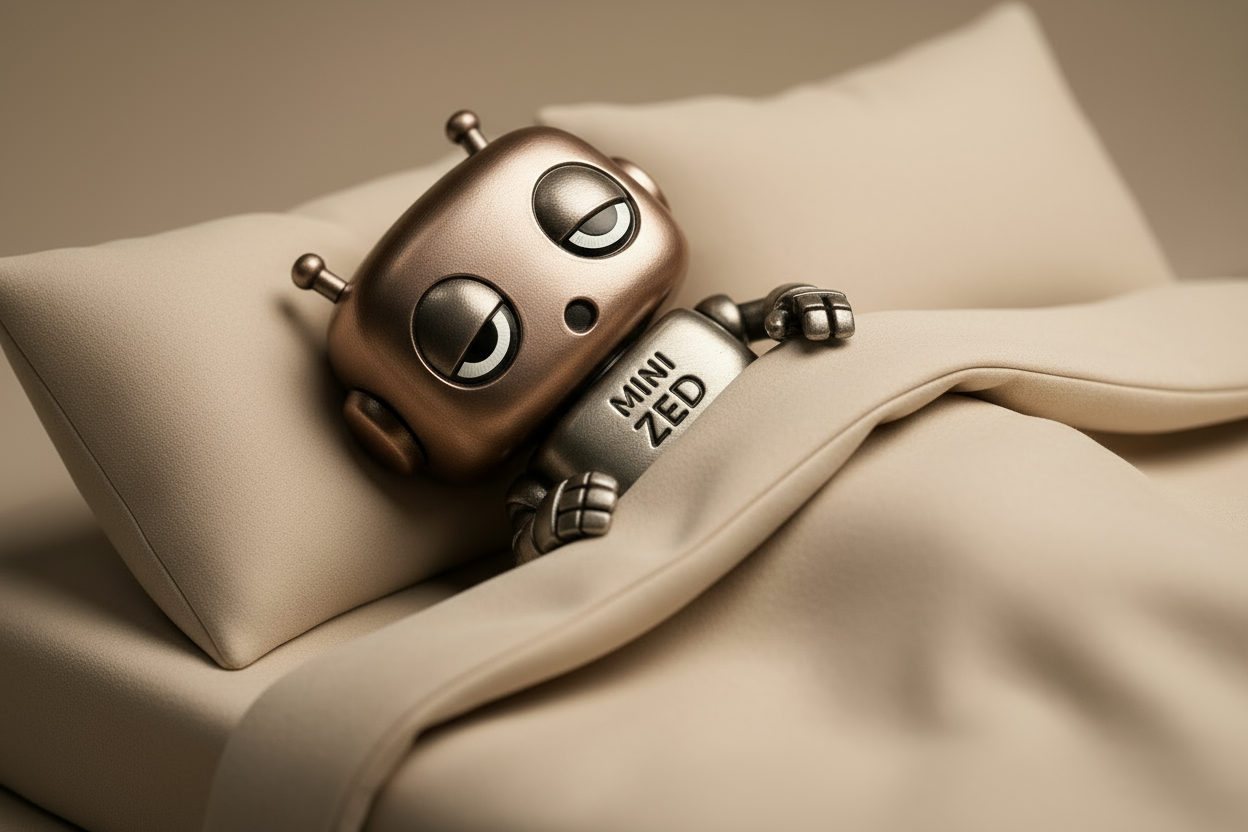 Mini Zed the Sleepy Bot